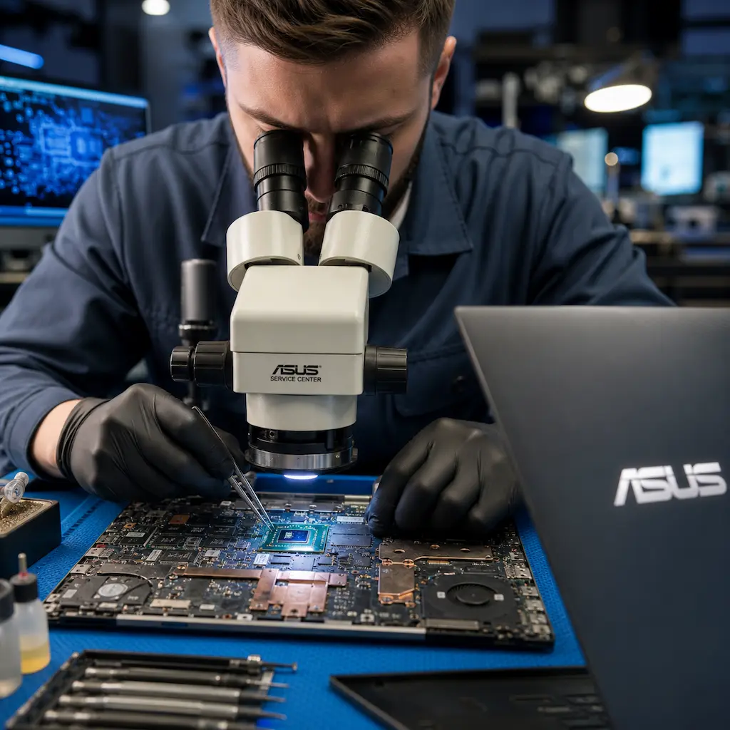 Замена видеокарты ноутбука Asus в Керчи