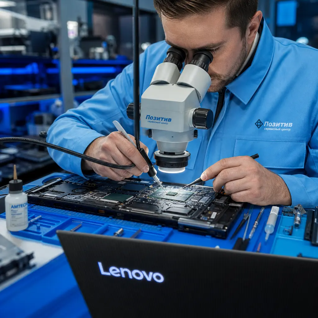 Замена видеокарты ноутбука Lenovo в Керчи