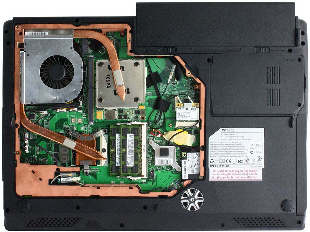 Замена или ремонт видеочипа ноутбука MSI в Керчи
