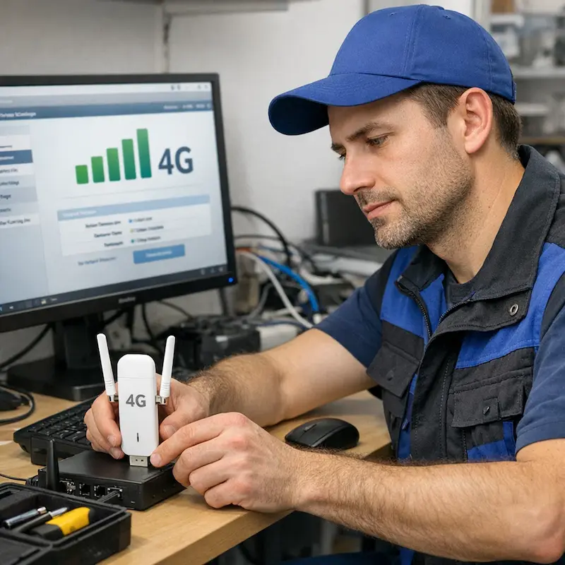 Настройка LTE модема в Керчи