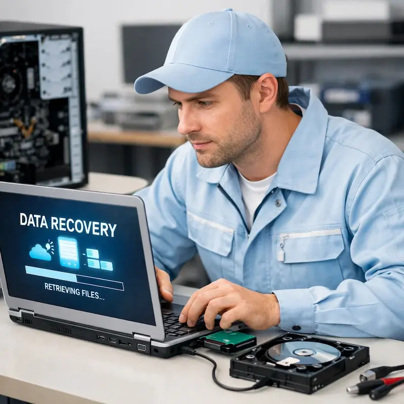 Восстановление данных и файлов в Керчи