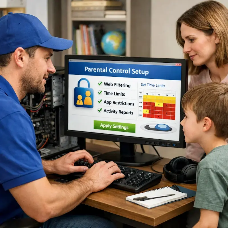 установка родительского контроля в Керчи